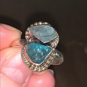 Blue Aventurine Sterling Silver Ring